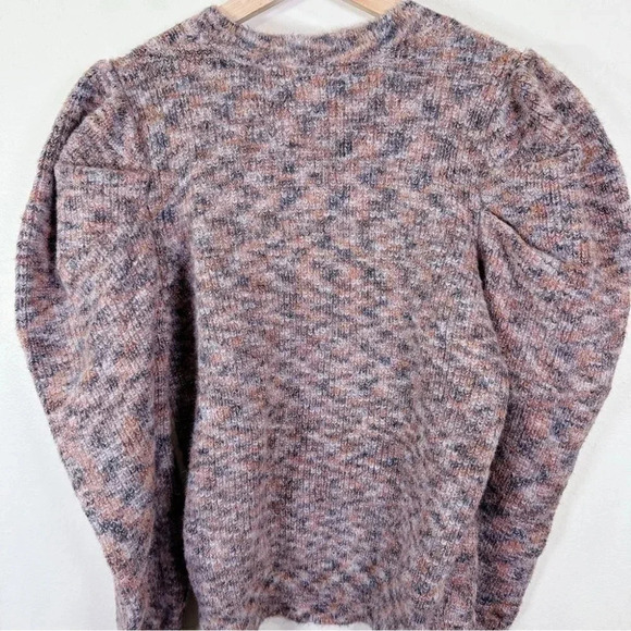 Unbranded Crewneck  Puff Sleeve Space Dye Sweater - Picture 14 of 16